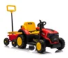 Tractor electric pentru copii Nichiduta Strong Power Red cu remorca