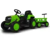 Tractor electric pentru copii Nichiduta Truck Green cu remorca