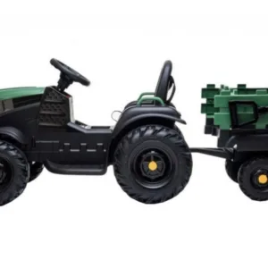Tractor electric pentru copii Novokids Super Tytan Farmer XXL Verde cu acumulator