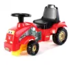 Tractor pentru copii fara pedale Dede Rosu cu portbagaj sub scaun