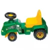 Tractor pentru copii fara pedale Dede Verde cu portbagaj sub scaun