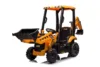 Tractoras electric pentru copii JCB 70W 12V cu incarcator si cupa manuala
