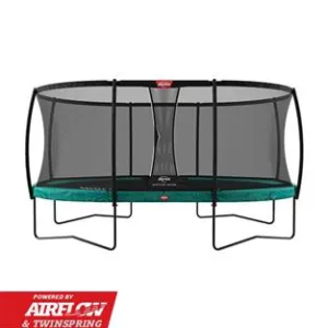 Trambulina Berg Grand Champion Regular Verde cu Plasa Deuxe 470