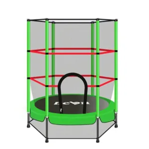 Trambulina cu plasa de siguranta Springboard 140 cm Verde