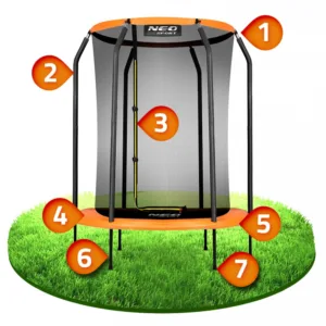 Trambulina de gradina pentru copii Neo-Sport Orange 152cm 5ft