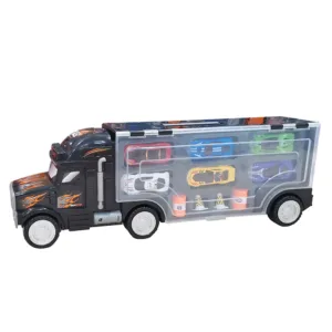 Transportator auto cu 6 masinute si semne rutiere ZY1505993