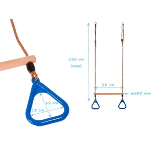 Trapez cu inele verde