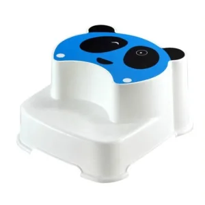 Treapta inaltatoare Little Mom Panda Blue pentru copii