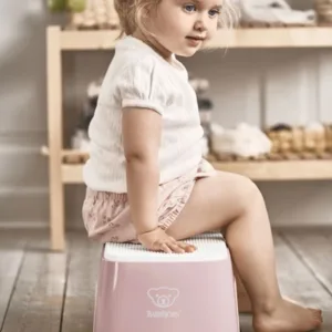 Treapta inaltator pentru baie Step Stool Powder Pink  White