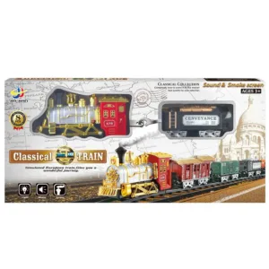 Tren clasic cu sunete si lumini One Car
