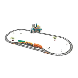 Tren de marfa cu rafinarie de petrol Power Train 104 x 45 cm