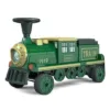 Trenulet electric SX1919 verde pentru 2 copii