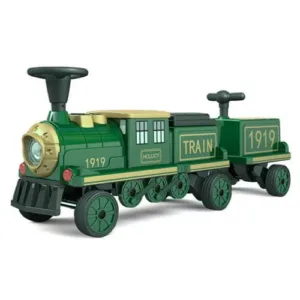 Trenulet electric cu vagon suplimentar pentru 3 copii SX1919