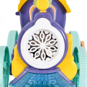 Trenulet pentru baloane de sapun Moni Blue Wheels cu muzica si lumini