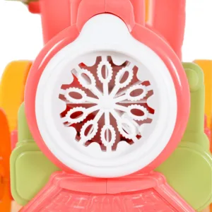 Trenulet pentru baloane de sapun Moni Red Wheels cu muzica si lumini