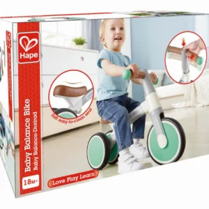 Tricicleta copii de echilibru Hape cu 3 roti verde