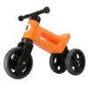 Tricicleta copii fara pedale 2 in 1 cu cosulet pentru ghidon Funny Wheels Rider Sport Portocaliu