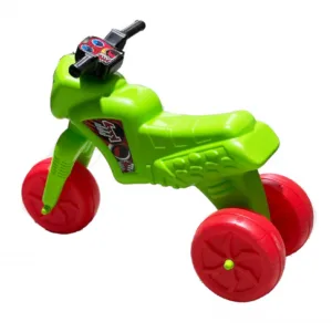 Tricicleta copii fara pedale Big Cross green de la 2 ani pana la 20 kg