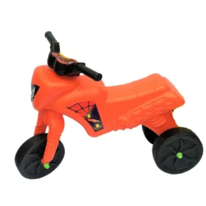 Tricicleta copii fara pedale Big Cross orange de la 2 ani pana la 20 kg