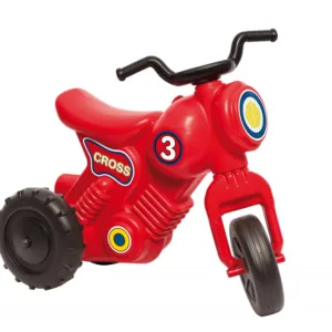 Tricicleta copii fara pedale Dohany Cross 3 Motorbike Rosu actionata cu picioarele