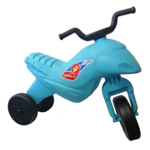 Tricicleta copii fara pedale Dohany Mini SuperBike Bleu pana la 30 kg pentru copii intre 2 si 4 ani