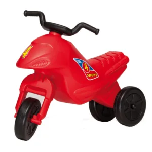 Tricicleta copii fara pedale Dohany Mini SuperBike Rosu pana la 30 kg pentru copii intre 2 si 4 ani