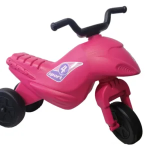 Tricicleta copii fara pedale Dohany Mini SuperBike Roz pana la 30 kg pentru copii intre 2 si 4 ani