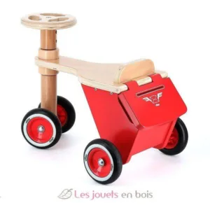 Tricicleta copii fara pedale Vilac Triporteur Petit Postier