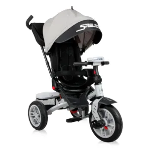 Tricicleta cu parasolar si scaun rotativ Lorelli Speedy Air Gri Negru