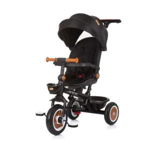 Tricicleta cu scaun rotativ si parasolar Chipolino Marathon 2025 Obsidian
