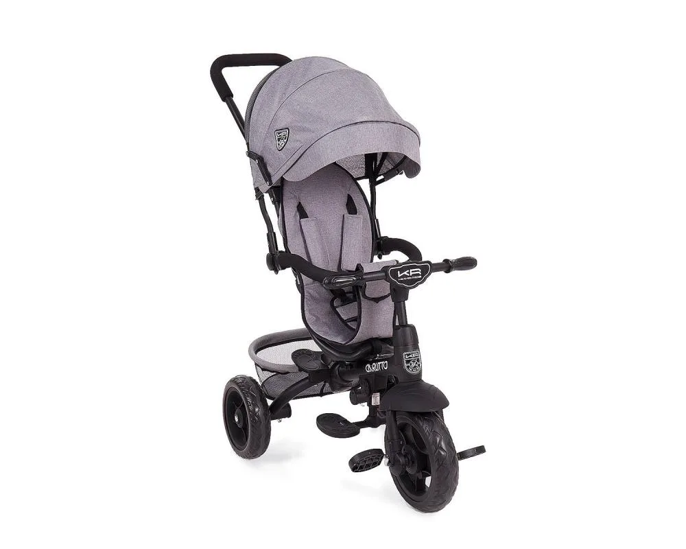 Tricicleta cu sezut reversibil Carlitto Grey Melange