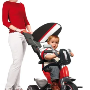 Tricicleta evolutiva pentru copii Injusa Body Special Red cu maner parental