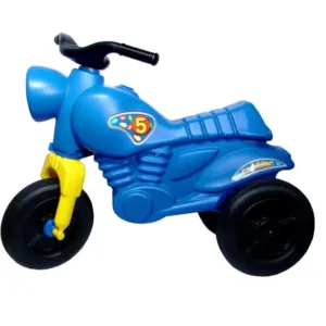 Tricicleta fara pedale Dohany Classic 5 Motorbike Albastru