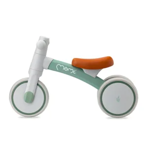 Tricicleta fara pedale pentru copii Momi Tedi Green recomandata de la 1 an pana la greutatea maxima de 25 kg