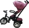 Tricicleta pentru copii Baby Care Turbo Bike Fucsia cu Far luminos