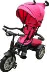 Tricicleta pentru copii Baby Care Turbo Bike Roz cu Far luminos