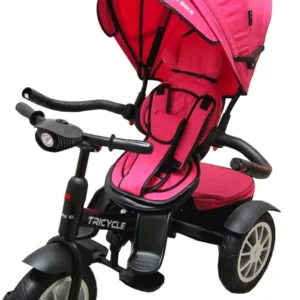 Tricicleta pentru copii Baby Care Turbo Bike Roz cu Far luminos