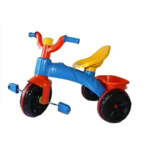 Tricicleta pentru copii Burak Toys Super Enduro Blue cu pedale
