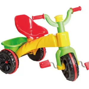 Tricicleta pentru copii Burak Toys Super Enduro Yellow cu pedale
