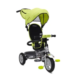Tricicleta pentru copii Byox Flexy Plus Verde cu suport pentru picioruse