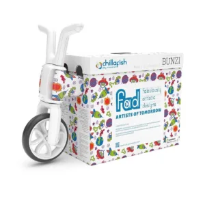Tricicleta pentru copii Chillafish Bunzi Monsters 2 in 1 transformabila in bicicleta fara pedale