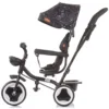 Tricicleta pentru copii Chipolino Jazz Raven cu sezut rotativ 360 grade