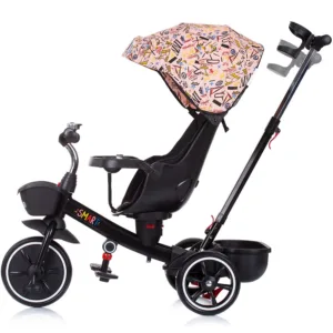 Tricicleta pentru copii Chipolino Smart Pink cu sezut reversibil