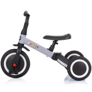 Tricicleta pentru copii Chipolino Smarty Grey 2 in 1