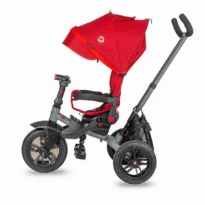 Tricicleta pentru copii Coccolle Pianti Ruby Red multifunctionala