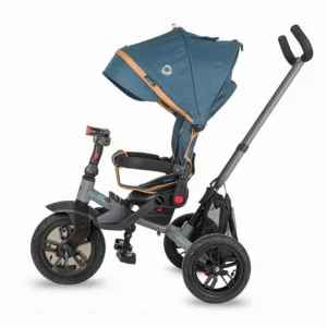 Tricicleta pentru copii Coccolle Pianti True Blue multifunctionala