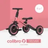 Tricicleta pentru copii Colibro Tremix Rose transformabila