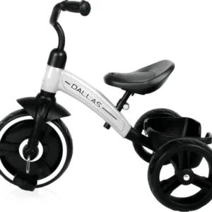Tricicleta pentru copii Dallas White cu pedale