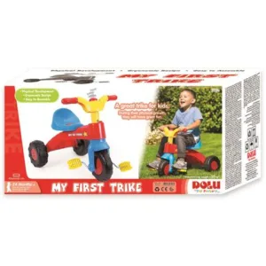 Tricicleta pentru copii Dolu Colorata cu pedale