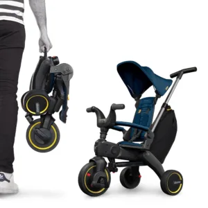 Tricicleta pentru copii Doona Liki Trike S3 Royal Blue ultrapliabila